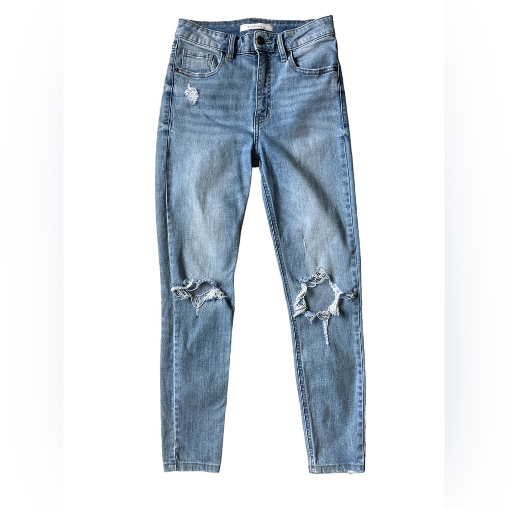 EUNINA Jeans Super High Rise Skinny Jeans Size 3